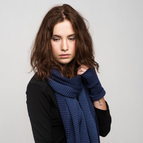 Merino Scarf and Arm Warmers Set
