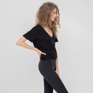 Merino Leggings Knitted Pants Long Johns Warm Woolen Legwear