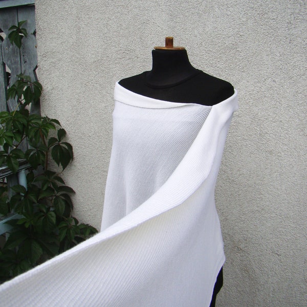 Bridal Shawl Bridal Cape Wrap Wedding Fashion Chale Marriage Braut Stola Cream White Merino Wrap Braut Stola