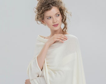 Bridal Shawl Merino Cape Bride's Cover-up