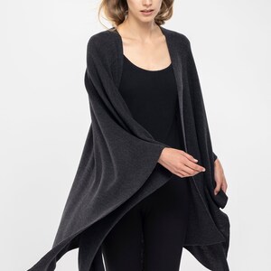 Cape Open Front Poncho Pure Merino Cover-up - Etsy