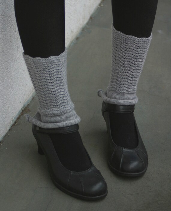 Leg Warmers Woolen Merino Spats Boot Cuffs