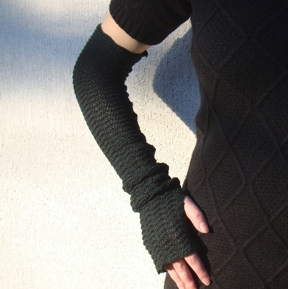Arm Warmers Mittens Fingerless Gloves Merino Etsy