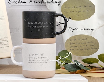 Custom Handwriting Mug: Personalized Ceramic Memorial Gift
