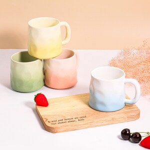 Personalised Tea And Biscuit Board,Ceramic cup,Unique coffee mug,Thank You For Helping Me Grow,Thank You Gift for Teacher,Teacher Gifts