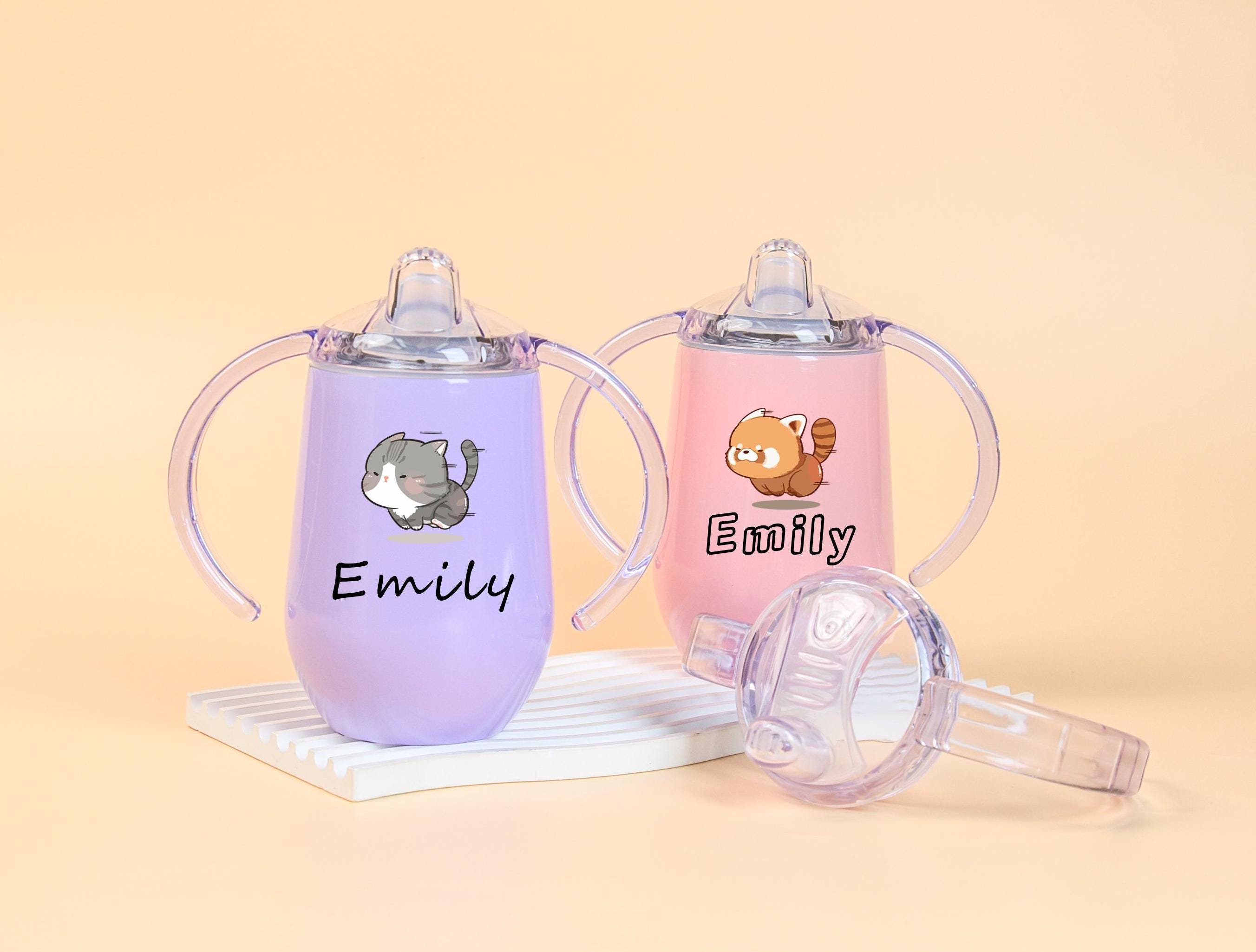 Personalised Sippy Cup,Engraved Name Sippy Cup,Stainless Steel Kids Cup,Baby Gift,Birthday Gift,Gift for kid,Baby boy Gift,Baby Training Cup
