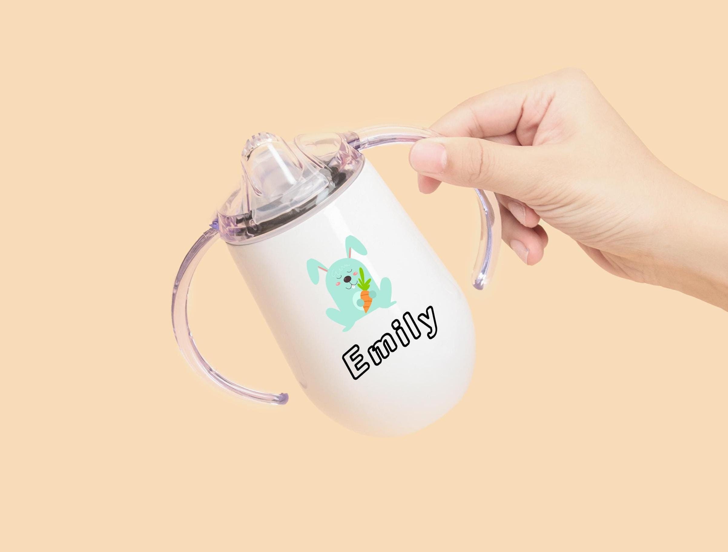 Personalised Sippy Cup,Engraved Name Sippy Cup,Stainless Steel Kids Cup,Baby Gift,Birthday Gift,Gift for kid,Baby boy Gift,Baby Training Cup