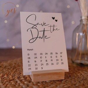 Save the Date | wunderbare Blanko Karten aus Naturkarton