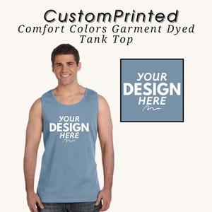 Custom Text Tank Top For Men And Women, Personalized Monogram Tanktop Gifts Your Custom Design Logo Sport Team Pullover, Front Back Printed