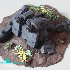 Dreadnought, décor de champ de bataille pour jeux de guerre miniatures sur table 28 mm