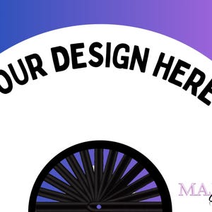 Custom Clack Fan – Personalized Folding Fan for Parties, Graduations, Weddings & Events