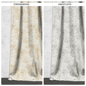 Spray Paint Print Fabric by the Yard. Multipurpose Use for Home Decor, Window Treatments, Curtains, Roman Shades/ Blinds, Valances