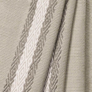 Striped Roman Shades. Custom Size Cotton Window Blinds for Nursery, Bedroom, Living, Dining, Kitchen, Study. Blackout Lining. Gray/ White