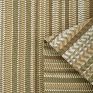 Striped Roman Shades. Custom Cotton Window Blinds for Nursery, Bedroom, Living, Dining, Kitchen, Study & Office. Cream/ Beige