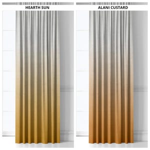 Ombre Two-Tone Fabric by the Yard. Multipurpose Usage for Home Decor, Window Treatments, Roman Shades/ Blinds, Curtains, Pillows.