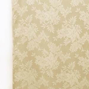 Floral Custom Window Blinds/ Roman Shades for Living, Dining, Kitchen, Kids Nursery, Study. Add Blackout for Bedroom. Beige/ Gray