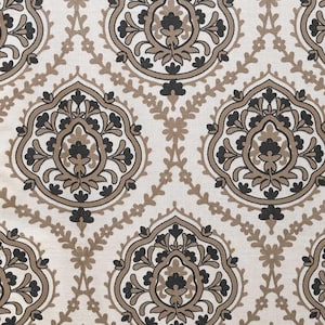 Floral Roman Shades. Custom Window Blinds for Nursery, Dining, Living, Bedroom, Girls Room, Kitchen. Blackout Option. Brown/ Black/ White