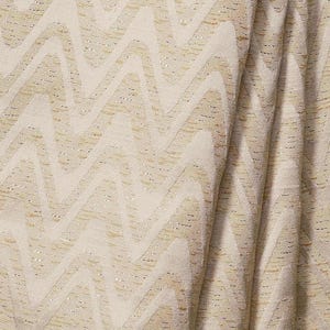 Wave Patterned Fabric by the Yard. Multipurpose Usage for Home Decor, Roman Shades, Window Treatments, Curtains, Cushions.