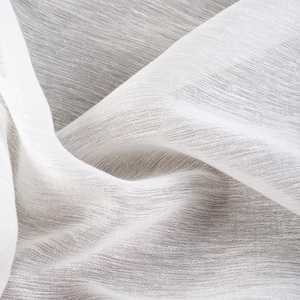 Sheer Roman Shades. Custom Size/ Length/ Width Window Blinds for Living, Dining, Kitchen, Bedroom, Nursery, Office, Study. White