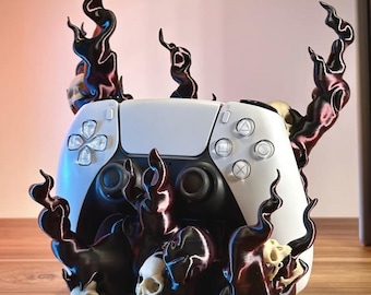 Spooky Skulls Video Game Universal Controller Stand