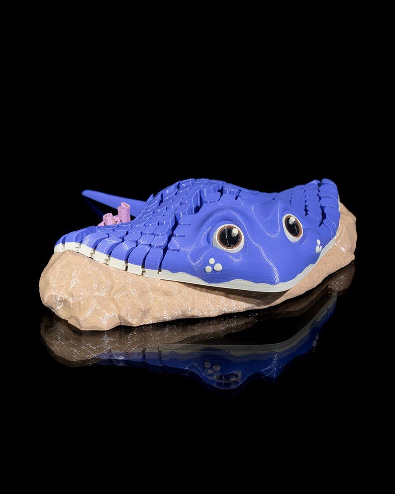 Ray Fidget Fun Manta Ray Articulated Fidget Toy | Multiple Colors Available! - Etsy