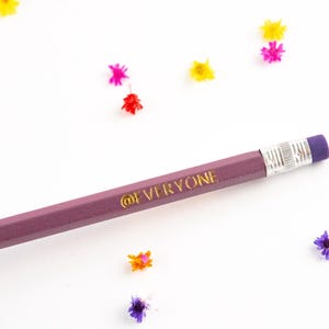 Personalized Pencils | Custom Lavender Pencils | Pencil Set | Foil Stamped Pencils | Personalized Gift | Back to School Gift