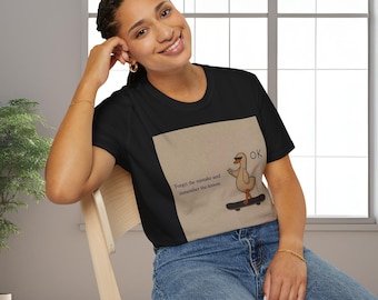 Softstyle T-Shirt, Casual Lightweight Tee, Comfortable Ring-Spun Cotton, Classic Fit Crew Neckline, Unisex Shirt for Everyday Wear, Heather