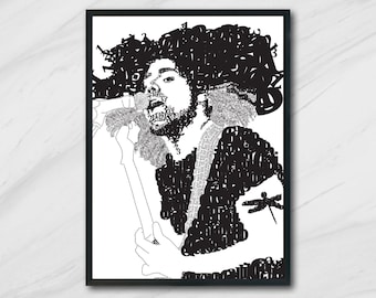 Claudio Sanchez of Coheed and Cambria typography print | DIGITAL DOWNLOAD