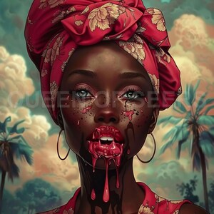 Dark Art Horror Art  Gothic Art Creepy Art Spooky Art Halloween Art Occult Art Skull Art Fantasy Art Witchy Art  Scary Art Black Art HS 6