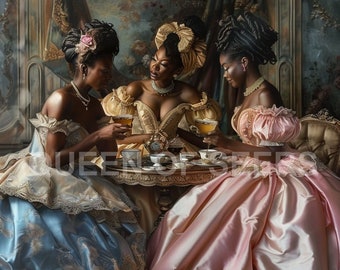 Harlem Renaissance Kunstdruck | Afroamerikanische Historische Kunst | Schwarz Erbsen Fine Art | Digitaler Download | Vintage schwarzes Dekor | RA-8