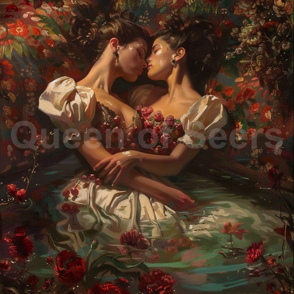 Lesbian Art LGBTQ Art Erotic Art Lesbian C…