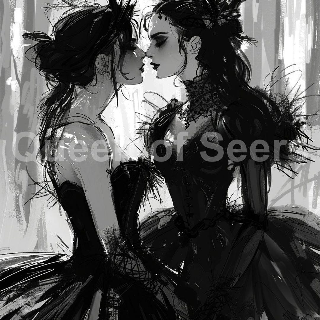 Lesbian Art LGBTQ Art Erotic Art Lesbian Couple …