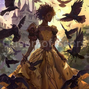 Witchy Art Dark Academia Art Dark CottageCore Art Okkulte Kunst Gothic Kunst Fantasy Kunst Viktorianische Kunst Rabenkunst Crow Dark Art Schwarze Kunst WO 34