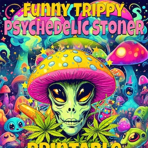 Zabawne kolorowanki z psychodelicznymi palaczami dla dorosłych (do pobrania w formacie PDF)