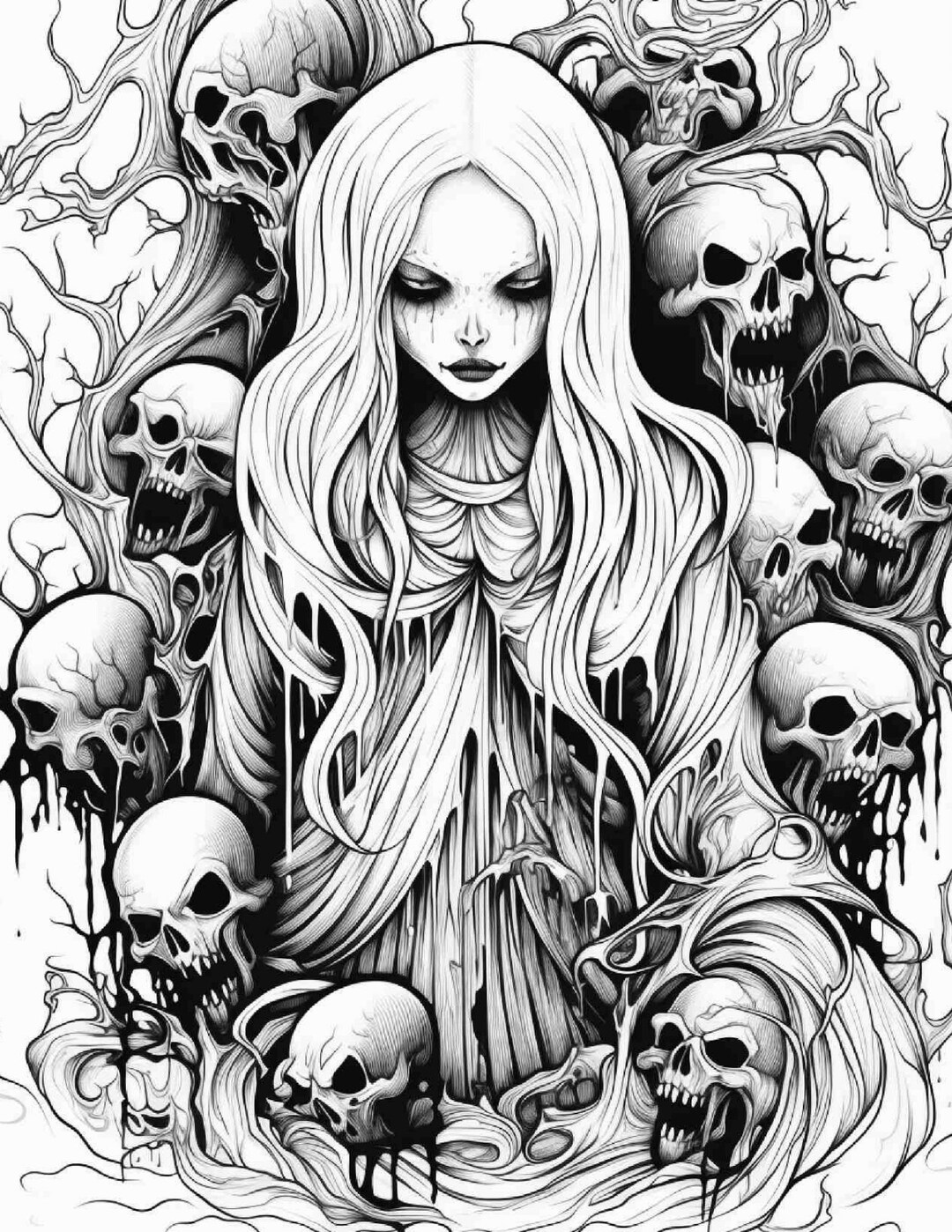 Wicked Witches Coloring Pages for Adults: 25 Printable Designs (PDF) - Etsy