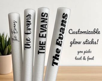 Personalized LED Foam/Glow Sticks
