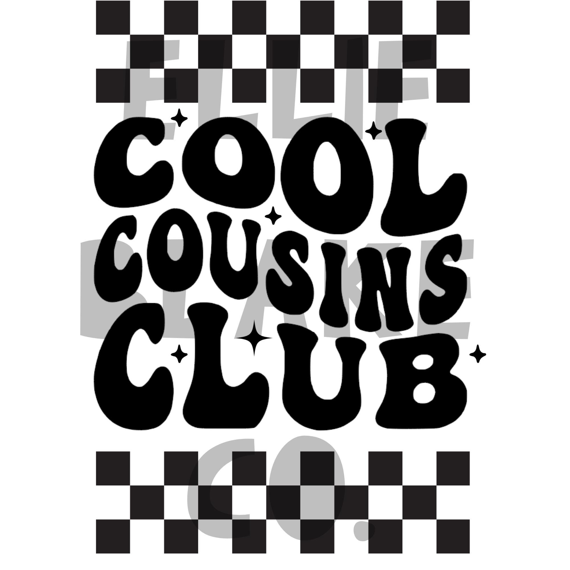 Cool Cousins Club PNG
