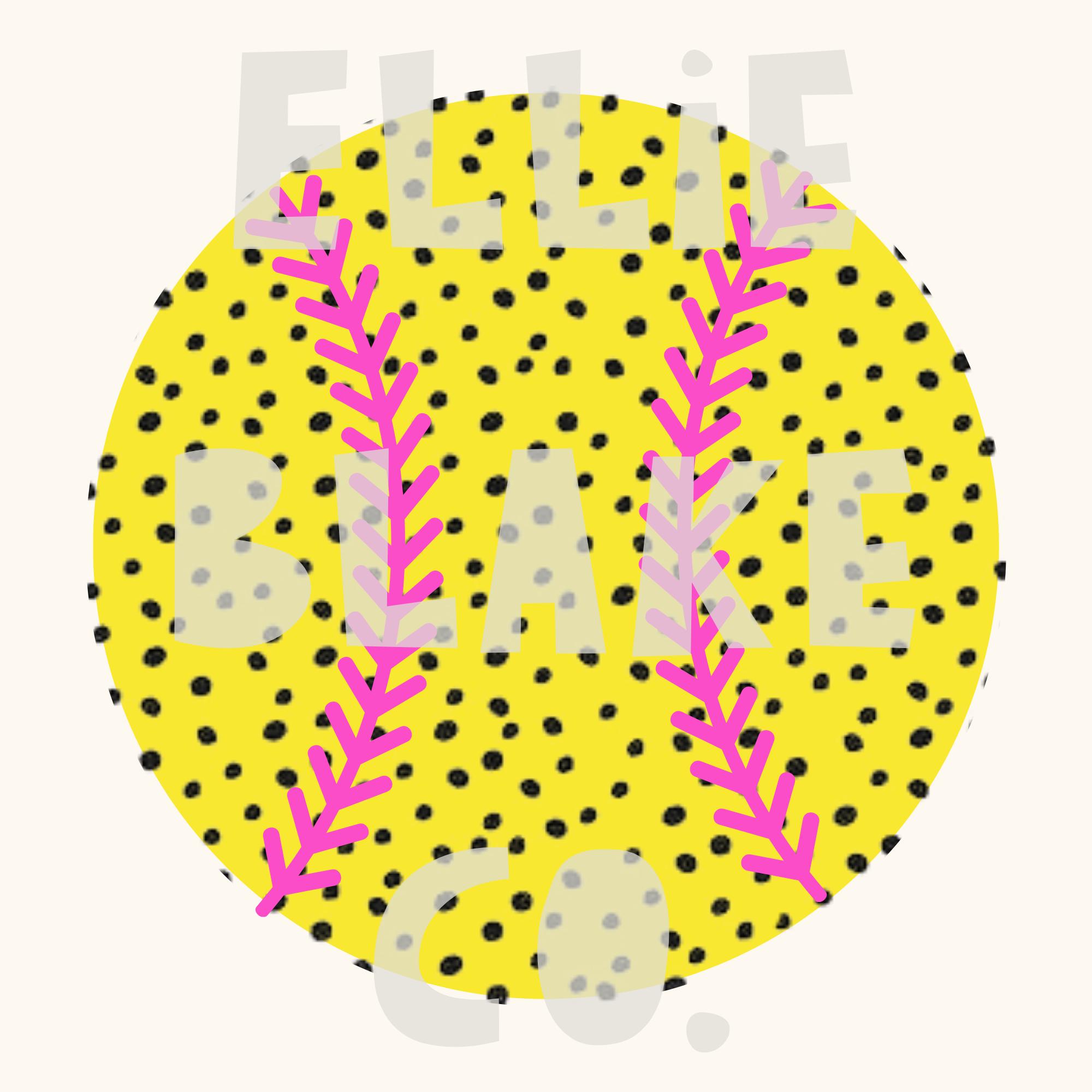 Softball Pink Thread Digital Download - Etsy