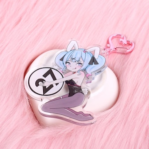 Rabbit Hole - Miku anime keychain Deco*27