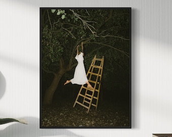 Woman and Ladder