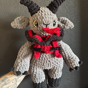 Crocheted Krampus Plushie