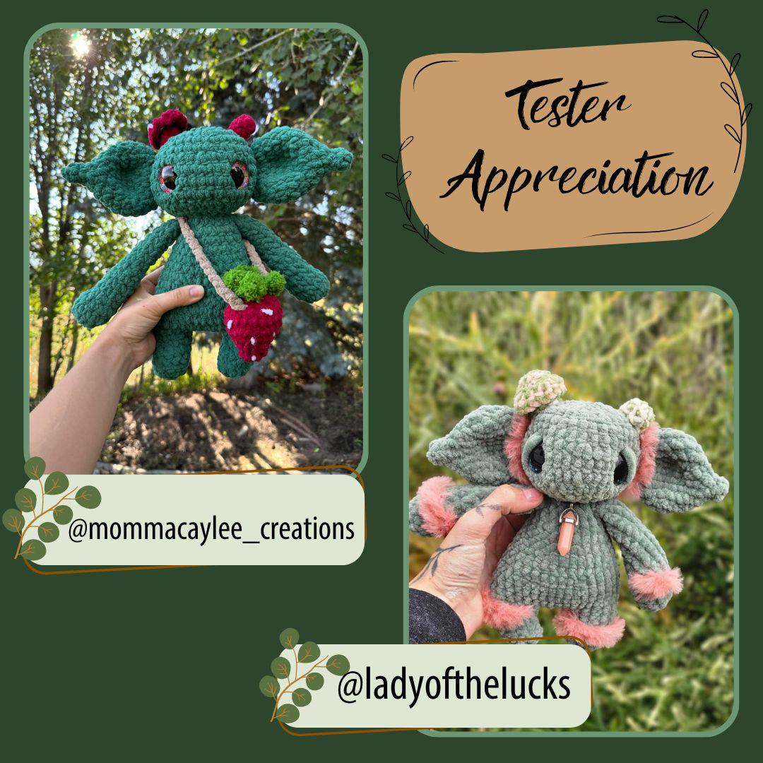 Gorbz the Baby Forest Troll Crochet Pattern PDF Digital Download
