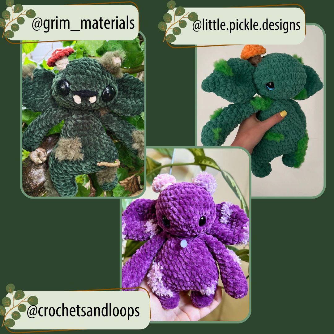 Gorbz the Baby Forest Troll Crochet Pattern PDF Digital Download