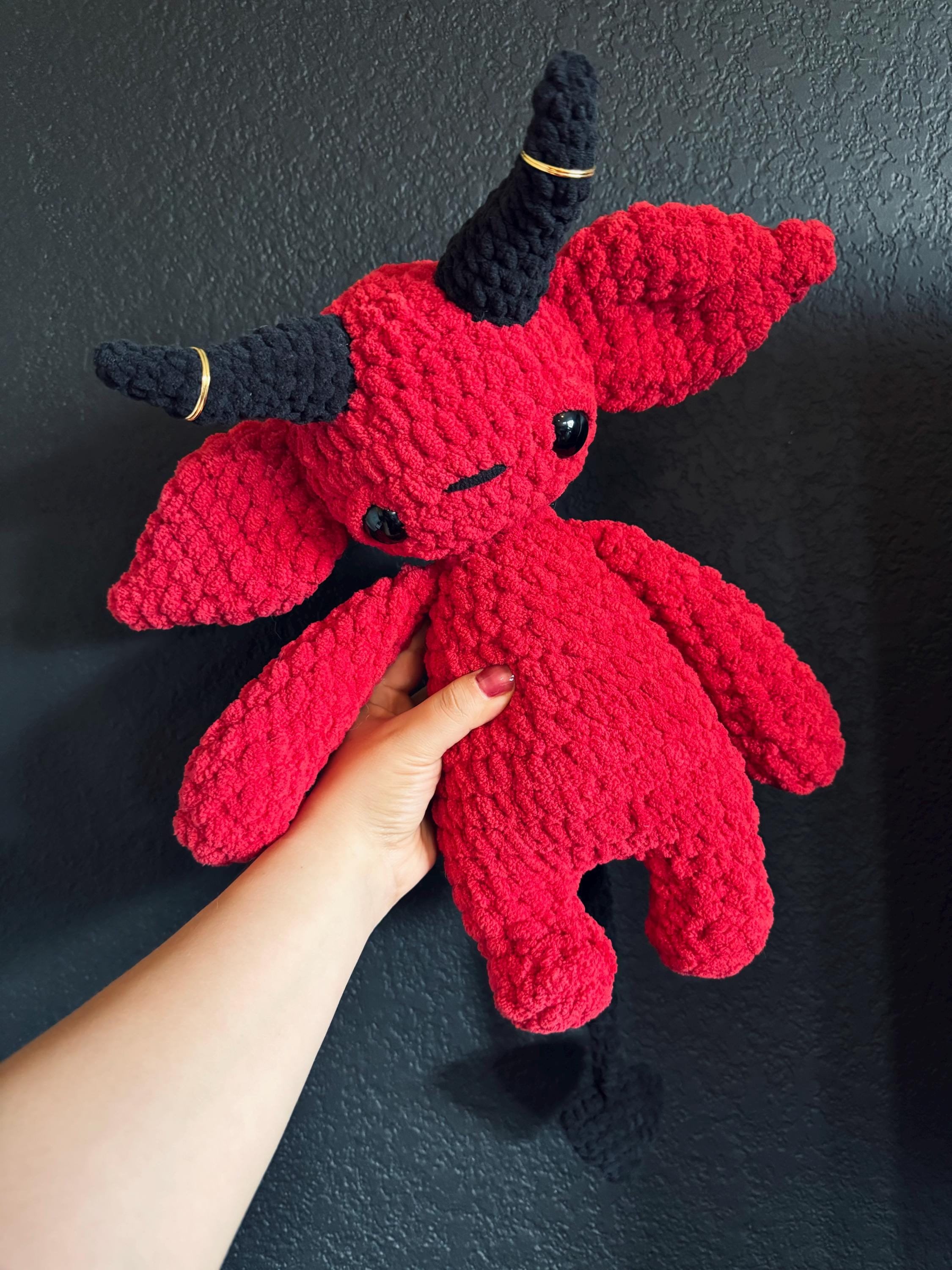 Gorbz of the Underworld Devil Demon Imp Crochet PDF Pattern Digital Download