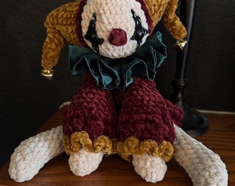 Jovie Jester Clown Joker Crochet Pattern. PDF English Digital Download Product