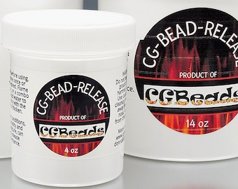 CGBEAD-RELEASE, premixed premier bead release, lampwork mandrel bead release, torching mandrel bead release, air or flame dry