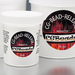 CGBEAD-RELEASE, premixed premier bead release, lampwork mandrel bead release, torching mandrel bead release, air or flame dry image 1