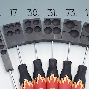 ROUND Graphite Beadroller - High Quality Glass Lampworking Tools ~ CGBeadrollers