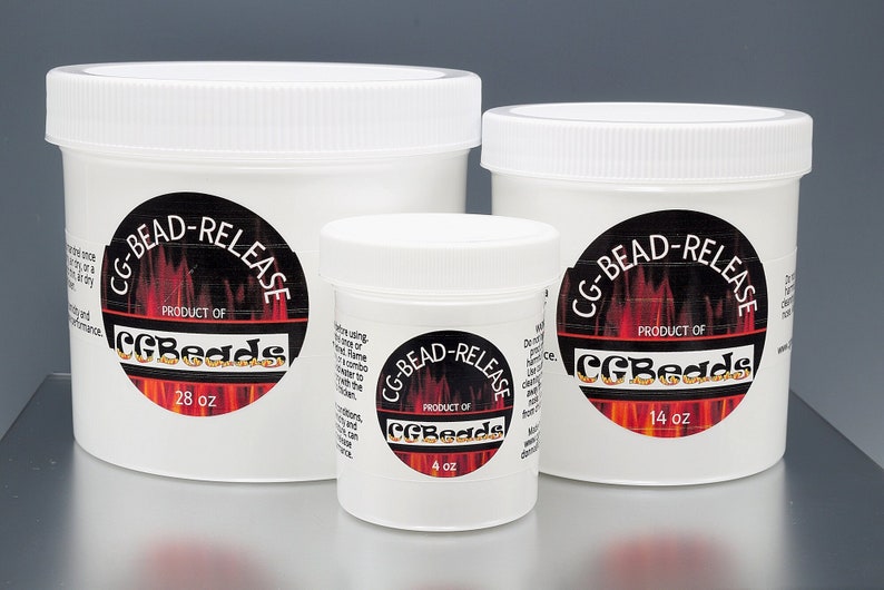 CGBEAD-RELEASE, premixed premier bead release, lampwork mandrel bead release, torching mandrel bead release, air or flame dry image 1