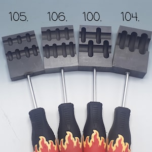 BUTTON DISC Graphite Beadroller - High Quality Glass Lampworking Tools ~ CGBeadrollers